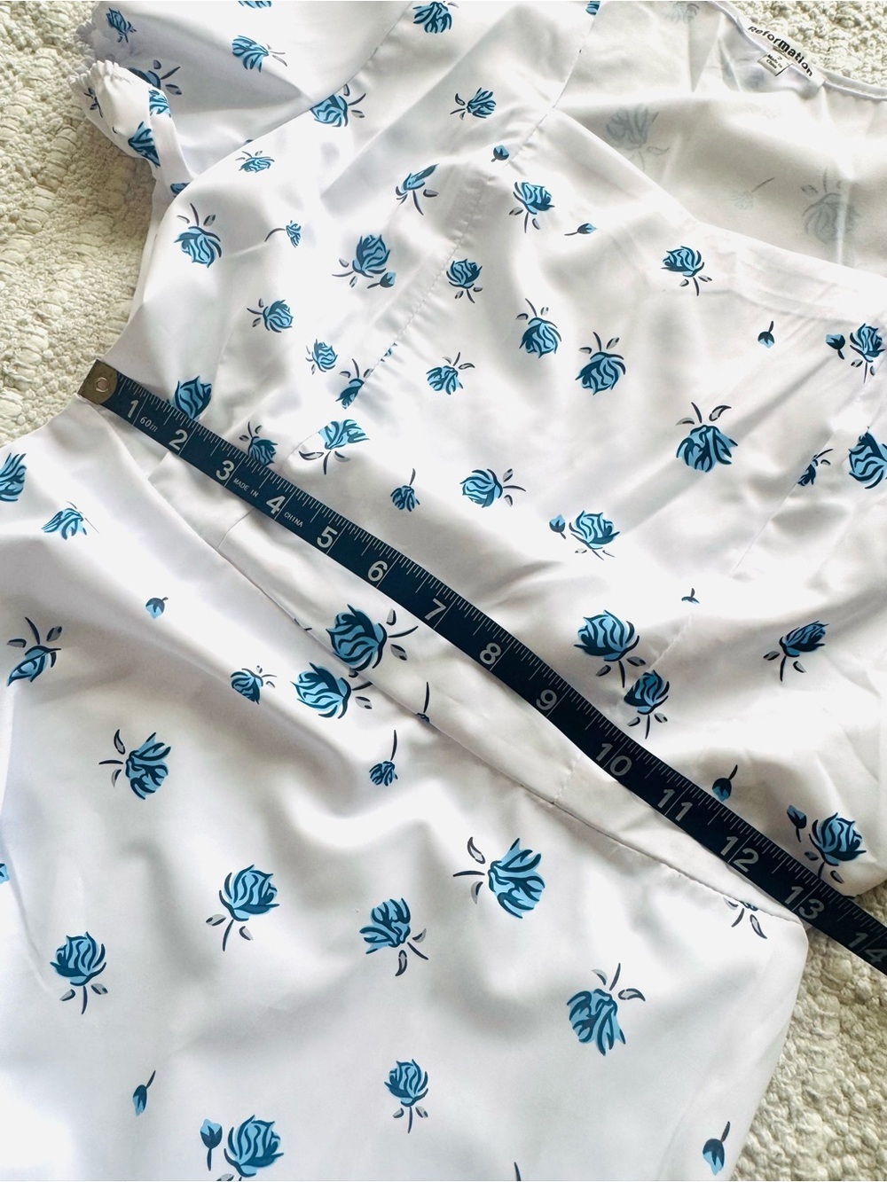 Reformation White Floral Print Maxi Dress - Picture 7 of 12